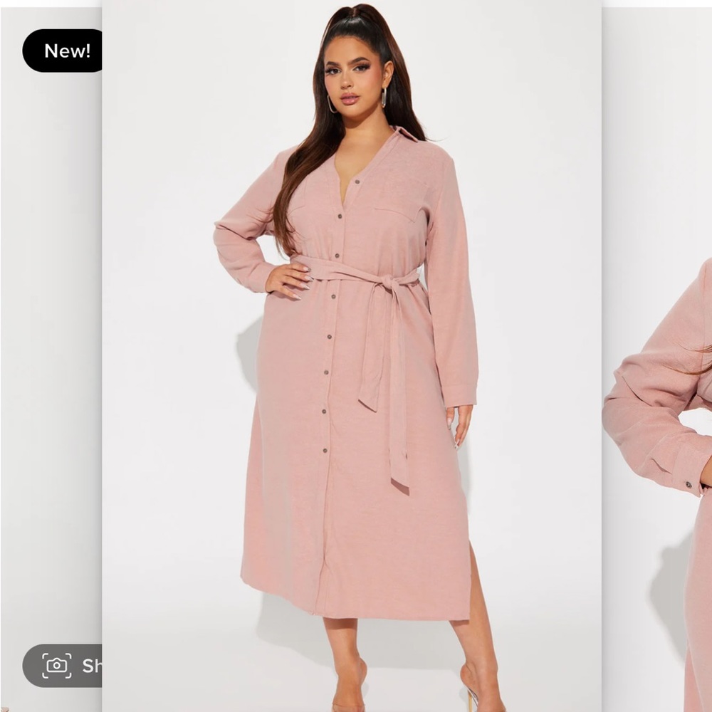 Gracie Button Down Maxi Dress